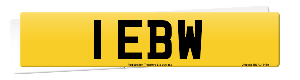 Registration number 1 EBW